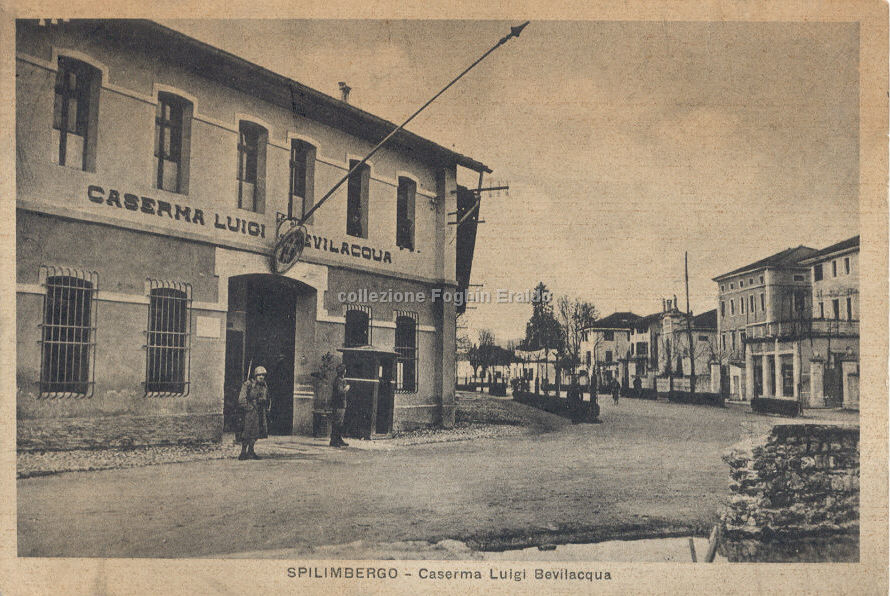 Spilimbergo, caserma Bevilacqua 1930 circa